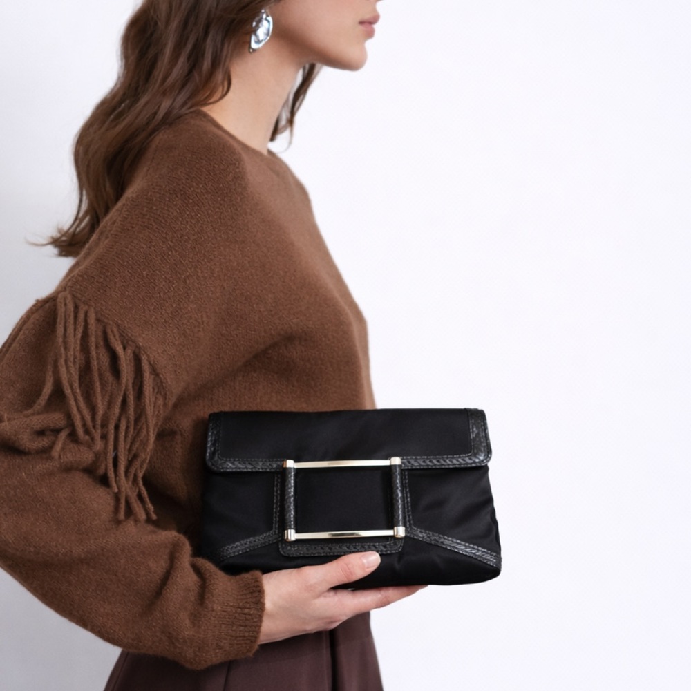 Lambertson Truex Silk Clutch Bag